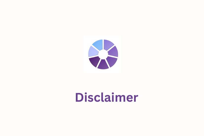a image shows that disclaimer