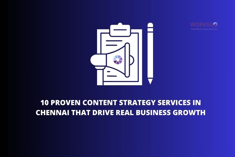 image with the text 10 Proven Content Strategy Services in Chennai That Drive Real Business Growth