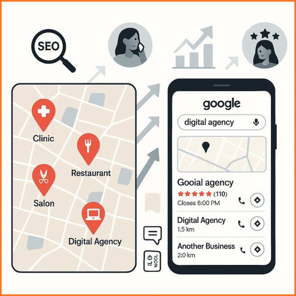 local seo services in bangalore helping small businesses rank on google maps and increase leads without ads