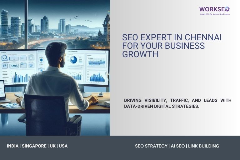 SEO expert in Chennai working with analytics and data-driven strategies for business growth