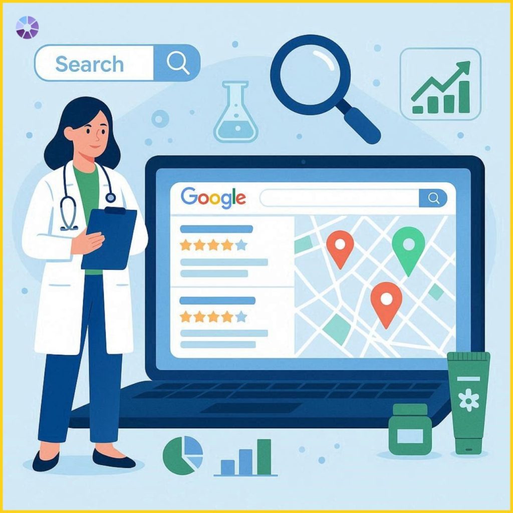 local seo for dermatologists improving google maps visibility