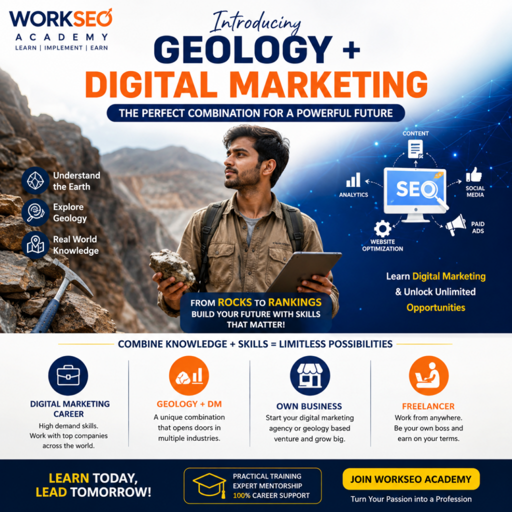 learn geology with digital marketing